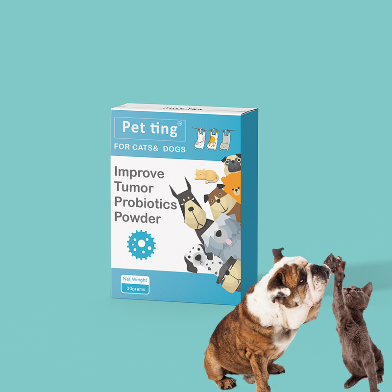 Grau de alimentação Melhore o pó probiótico de probióticos multissônios do tumor para animais de estimação