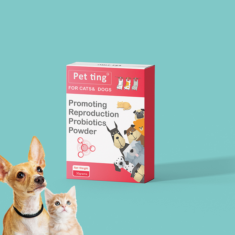 Pó probiótico misturado multissista para promover a reprodução de animais de estimação
