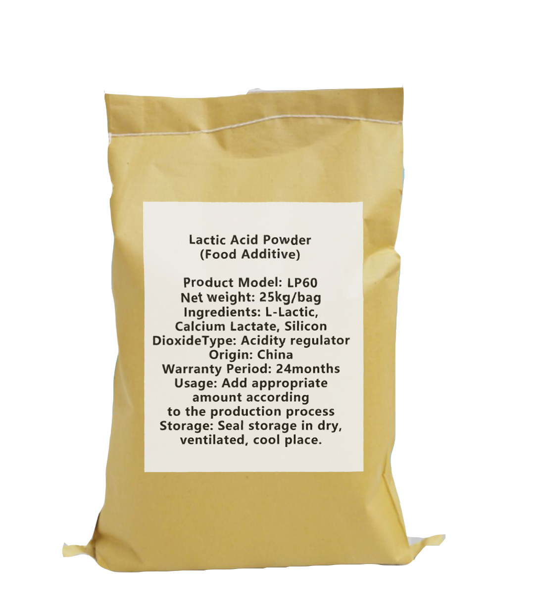 Preservativos de ácido láctico em pó MF-LP60 PH Regulator